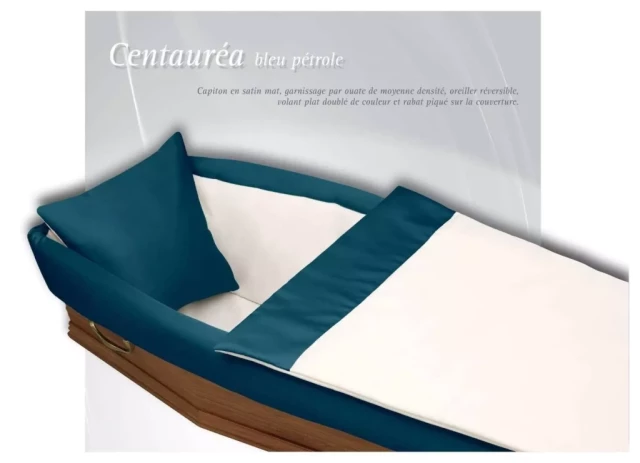 Capiton Centauréa Bleu Pétrole