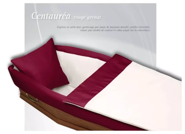 Capiton Centauréa Rouge Grenat